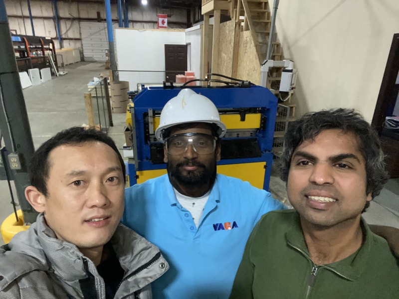 贝斯特全球最奢华冷弯聚氨酯复合板底板机设备 成功交付巴西 助力客户生产升级