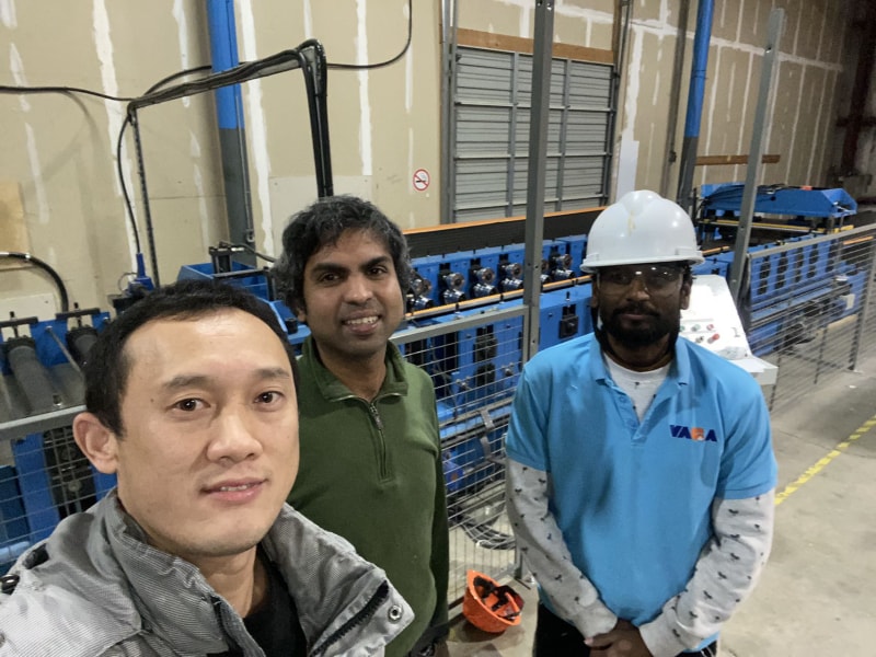 贝斯特全球最奢华冷弯聚氨酯复合板底板机设备 成功交付巴西 助力客户生产升级